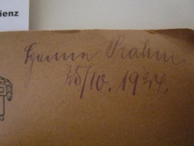  Margarete (Faust). Oper in fünf Akten (o.J.);- (Prahm, Hanne), Von Hand: Autogramm, Name, Datum; 'Hanne Prahm 25./10. 1924'. 