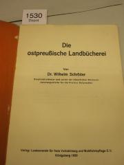 ;Of;XIV ;333; ;;: Die ostpreußische Landbücherei (1930)