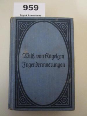  Jugenderinnerungen eines alten Mannes (o.J.)