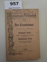  Der Troubadour : Oper in vier Aufzügen (o.J.)
