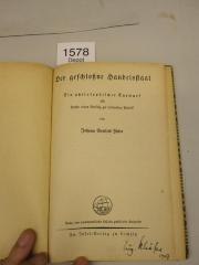  Der geschloßne Handelsstaat. Ein philosophischer Entwurf als Probe einer künftig zu liefernden Politik. (o.J.)