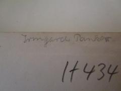 - (Pankow, Irmgard), Von Hand: Autogramm, Name; 'Irmgard Pankow'. 