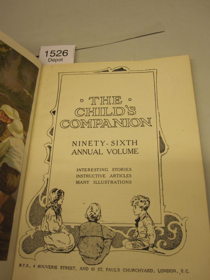  the child's companion - ninety-sixth annual volume