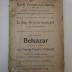  Erstes Kirchenkonzert in der Thomaskirche : Mittwoch, den 16. November 1910, abends 7 1/2 Uhr; Zum ersten Male: Belsazar; Oratorium in 3 Akten; Text und Programmbuch (1910)