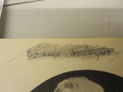 - (Erlanger, Lonnie), Von Hand: Autogramm; 'Lonnie Erlanger'. 