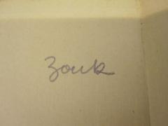 - (Zonk[?], Günter), Von Hand: Autogramm; 'Zonk'. 