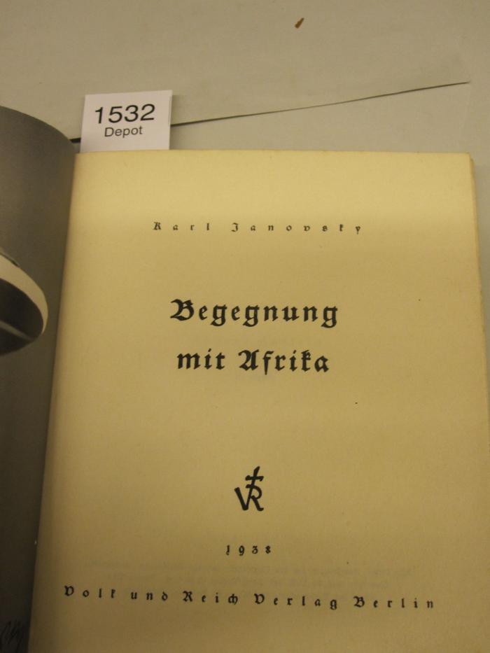  Begegnung mit Afrika (1938)