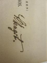 - (Hengst, H.), Von Hand: Autogramm; 'H Hengst.'. 