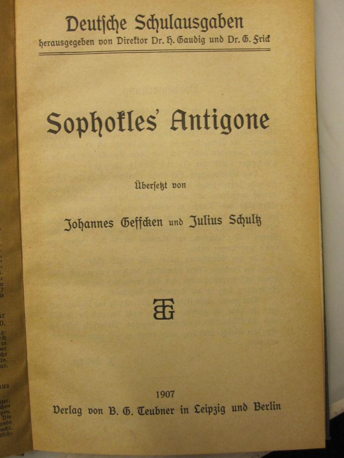  Antigone (1907)