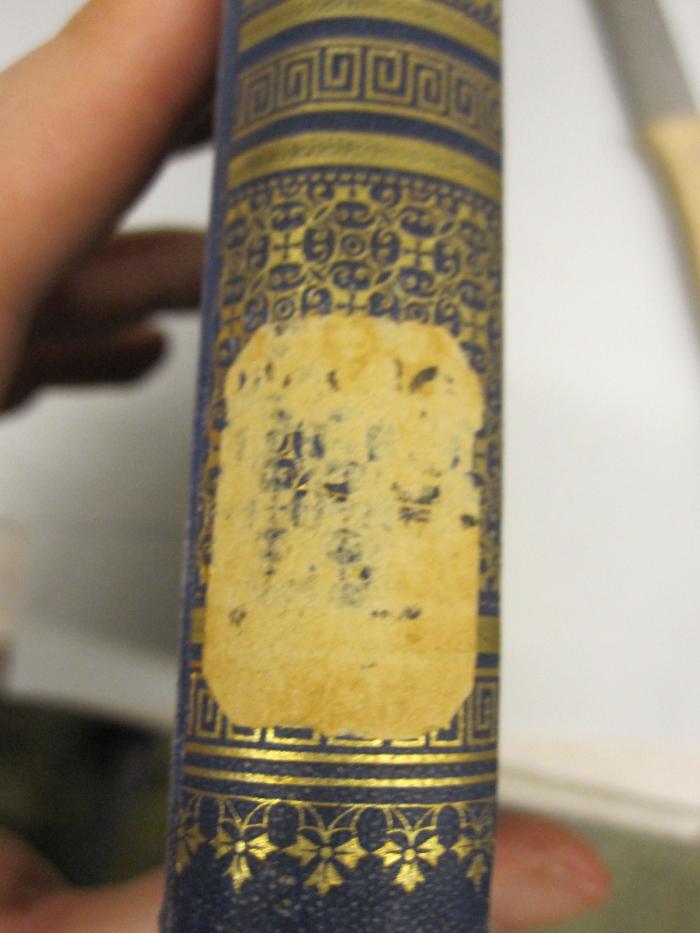  Generalbericht über das Medizinal- und Sanitätswesen der Stadt Berlin im Jahre 1881 (1883);-, Etikett: -