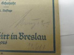 - (Kruger[?], [?]), Von Hand: Autogramm; 'Kruger'. 