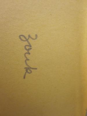  Sieben Spiegel der Liebe. Erzählungen.;- (Zonk[?], Günter), Von Hand: Autogramm; 'Zonk'. 