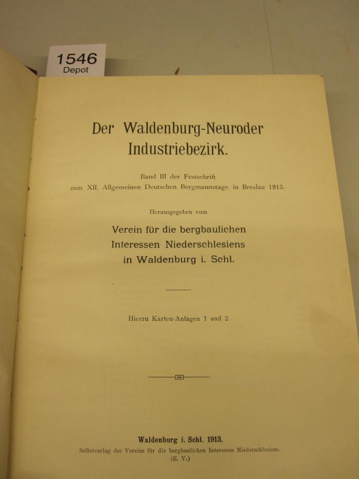  Der Waldenburg-Neuroder Industriebezirk (1913)