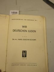  Wir deutschen Juden (1934)