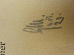 - (M., H.), Von Hand: Initiale, Nummer; 'H M [?]. 6.VI.20.'. 