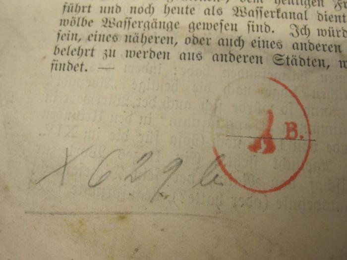 Beiträge zur Geschichte von Goslar. Sonderabdruck (1895);-, Von Hand: Signatur; 'X 629 b'
