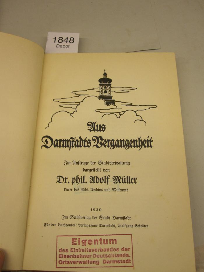  Aus Darmstadts Vergangenheit (1930)