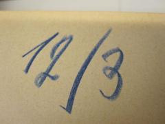 - (Schloss Bibliothek Pawlowitz bei Prerau), Von Hand: Nummer; '12/3'. 