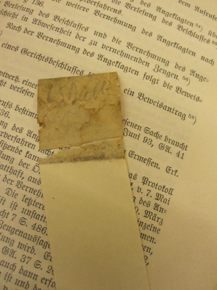  Strafrecht und Strafprozeß. Eine Sammlung der wichtigsten, das Strafrecht und das Strafverfahren betreffenden Gesetze (1908);-, Sonstiges Objekt: -; 'LS Dubl.'