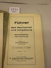 Führer durch Bad Reichenhall und Umgebung mit Berchtesgarden und Salzburg (1914)