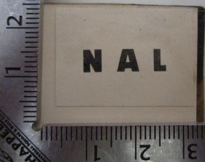 X 738: Fünfzig Jahre Stammesgeschichte : Historisch-kritische Studien über die Resultate der Phylogenie (1916);- (NAL), Etikett: ; 'NAL'.  (Prototyp)