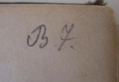 - (Ruhemann, Else;Ruhemann, Martha), Von Hand: Exemplarnummer; 'B 7.'. 