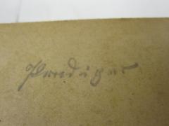 - (Prediger, [?]), Von Hand: Autogramm; 'Prediger'. 