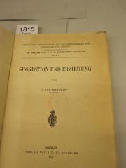  Suggestion und Erziehung (1914)