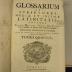  Glossarium ad Scriptores Mediae et Infimae Latinitatis (1739)