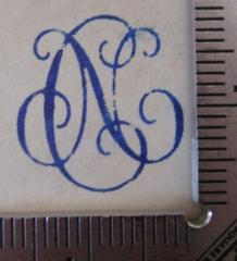 - (C., N.), Stempel: Monogramm, Initiale; 'CN
'.  (Prototyp)