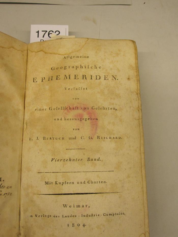  Allgemeine Geographische Ephemeriden (1804)