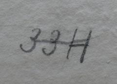 - (St. Bonifatiuskloster Hünfeld. Bibliothek), Von Hand: Signatur; '33H'. 