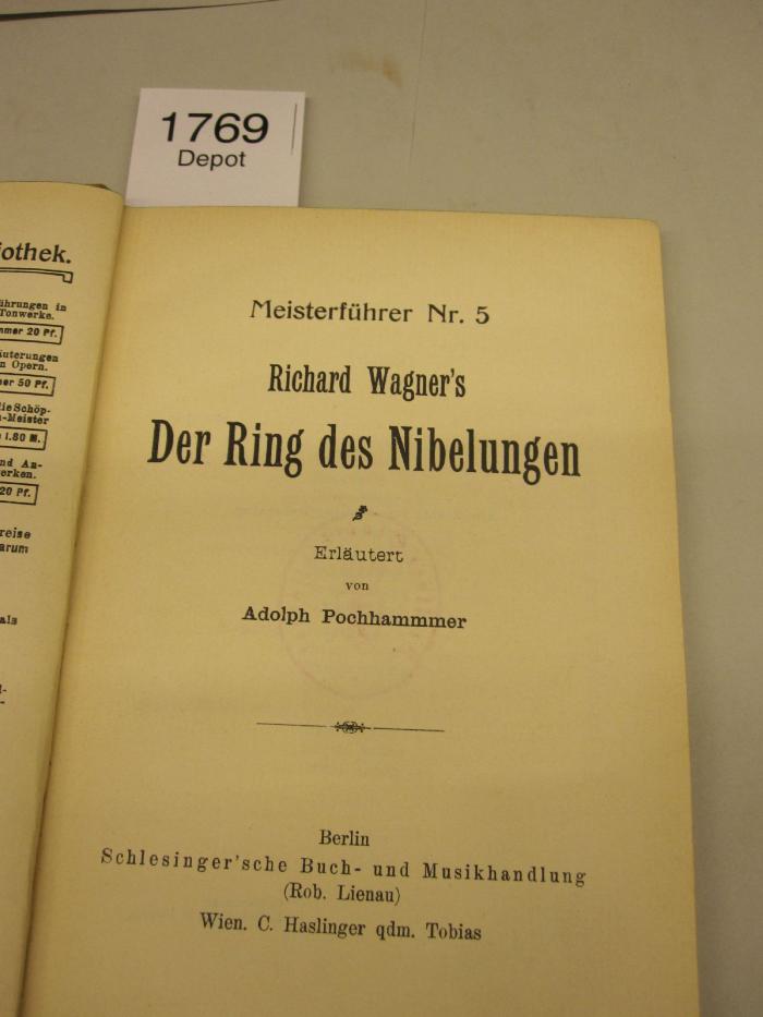  Richard Wagner's Der Ring des Nibelungen