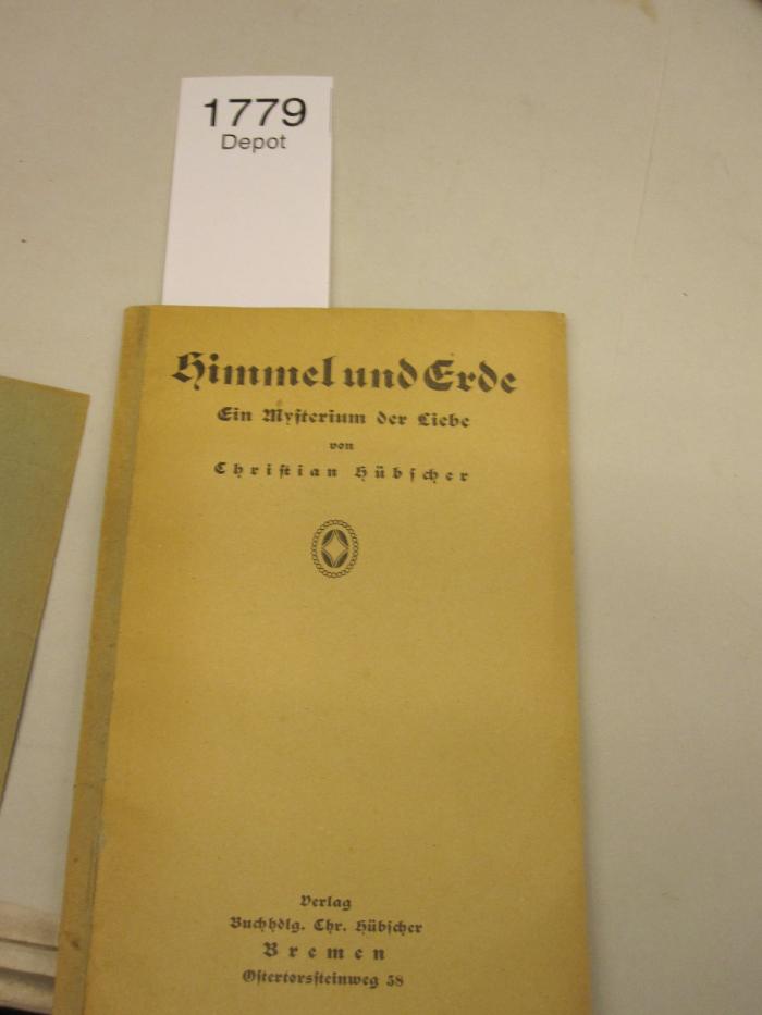  Himmel und Erde : Ein Mysterium der Liebe (o.J.)
