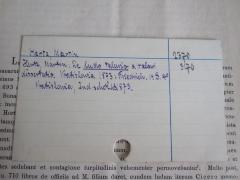 - (Jüdisch-Theologisches Seminar Fraenckel'scher Stiftung (Breslau) ), Papier: Signatur; 'Hertz, Martin
Hertz, Martin: De ludo talario s. talari dissertatio. Vratislava 1873: Friedrich. 14 S. 4°
Vratislava, Ind. chol. WS 1873.
3270
3170'.  (Prototyp)