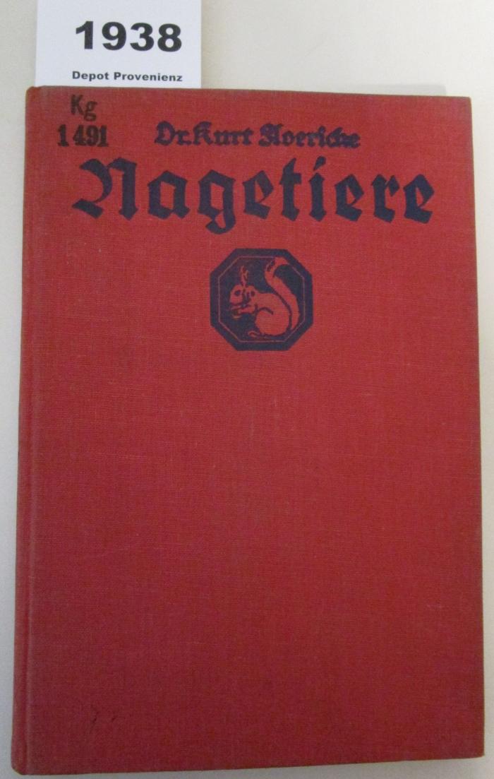 Kg 1491 3. Ex.: Nagetiere : Bei uns und draußen (1932)