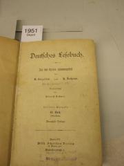  Deutsches Lesebuch : Aus den Quellen zusammengestellt : Berliner Ausgabe : Mittelstufe ([1910])