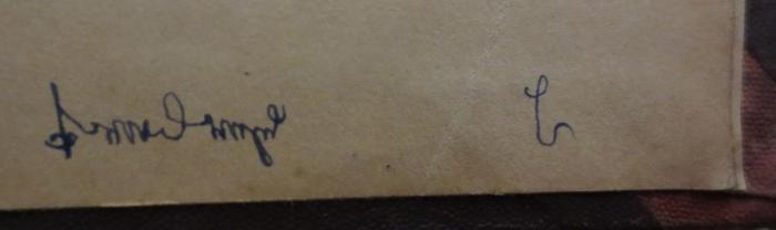  Deutsches Lesebuch : Aus den Quellen zusammengestellt : Berliner Ausgabe : Mittelstufe (um 1918);- (B., Herbert), Von Hand: Autogramm, Name; 'Herbert [.]'. 