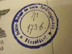 - (Schüler-[...] der [kan..] Fortbildungs[....] * [.i......] *), Stempel: Name, Ortsangabe, Signatur; 'Schüler-[...] der [kan..] Fortbildungs[....] * Düsseldorf * [No 973 b.]'. 