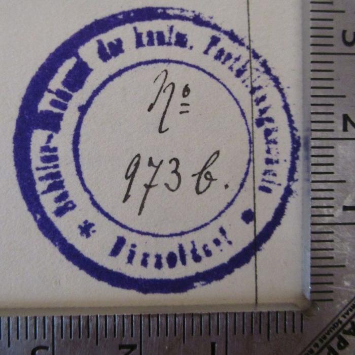  Goethes Briefe in kleiner Auswahl. 2. Band 1788 - 1832 (1907);- (Schüler-[...] der kaufmännischen Fortbildungs[....] (Düsseldorf)), Stempel: Name, Ortsangabe, Signatur; 'Schüler-[...] der kaufm. Fortbildungs[....] 
* Düsseldorf *'.  (Prototyp)