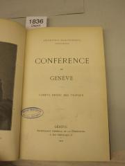  Conférence de Genève : Compte rendu des travaux (1900)