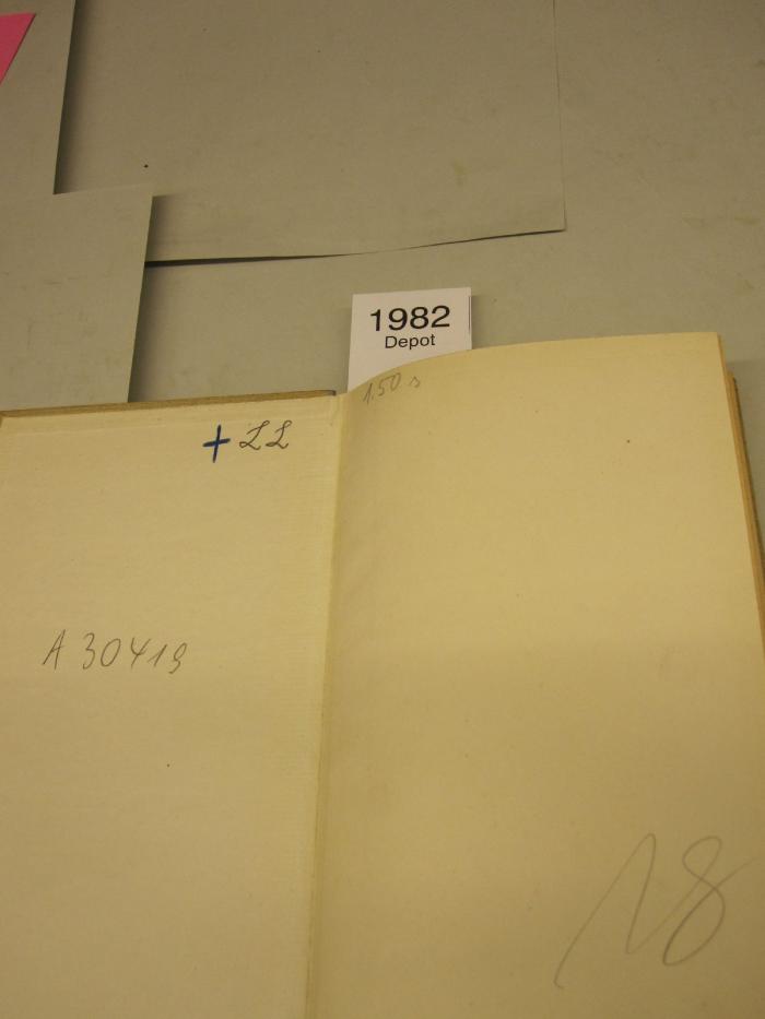 Km 111: Die Jungen vom deutschen Doktor (1939);- (unbekannt), Von Hand: Signatur; 'A 30419'. ;- (unbekannt), Von Hand: Preis; '1,50 s'. 