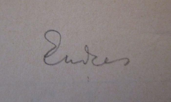 - (Enke[?], [?]), Von Hand: Autogramm, Name; 'Enke'. ; Lohengrin : Romantische Oper in drei Aufzügen (o.J.)