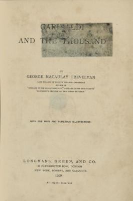  Garibaldi and the thousand (1909)