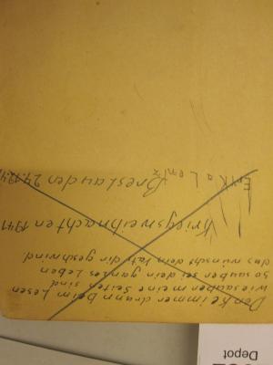  Fritz Borchtenit - die Geschichte einer Jugend;- (Lentz, Erika), Von Hand: Autogramm; 'Erika Lentz'. ;-, Von Hand: Widmung; 'Denke immer drann beim Lesen wie sauber meine Seiten sind so sauber sei dein ganzes Leben
das wünscht dein Vati dir geschwind

Kriegsweihnachten 1941
Breslau den 24.12.4(1)';-, Durchgestrichen: Autogramm, Widmung; 'Denke immer drann beim Lesen wie sauber meine Seiten sind so sauber sei dein ganzes Leben
das wünscht dein Vati dir geschwind

Kriegsweihnachten 1941
Breslau den 24.12.4(1)

Erika Lentz'