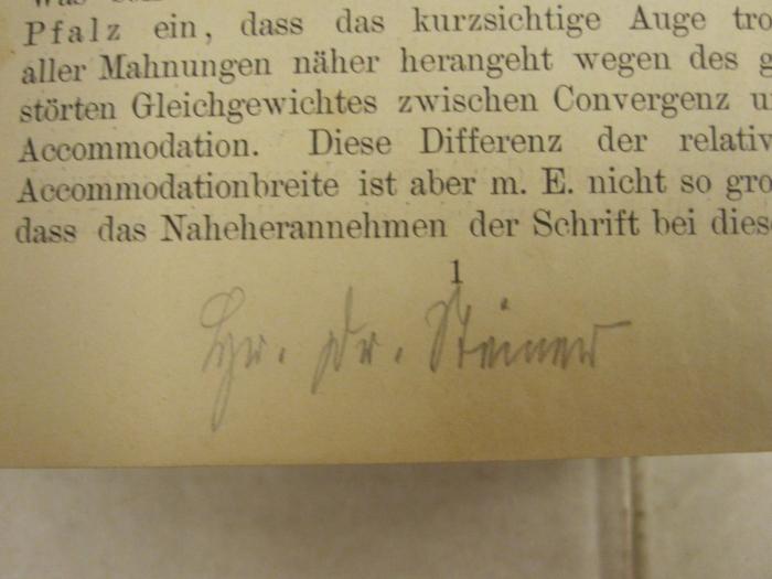  Jahrgang 1906 (1906);G34 / 1253 (Steiner, [?]), Von Hand: Name, Widmung; 'Hr. Dr. Steiner'. 