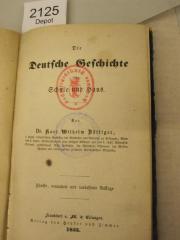  Die deutsche Geschichte für Schule und Haus (1833)