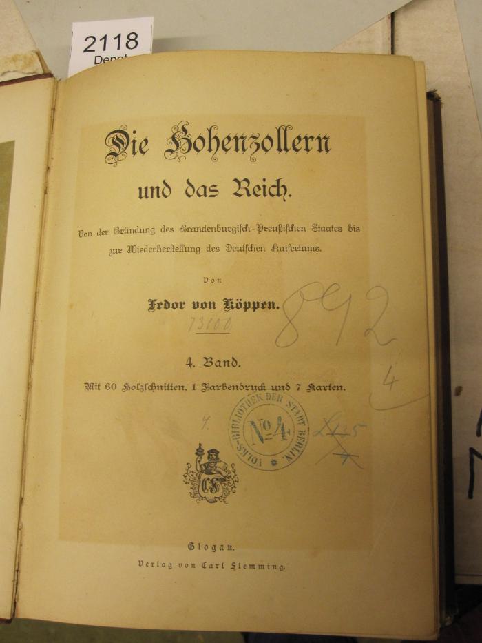  Die Hohenzollern und das Reich