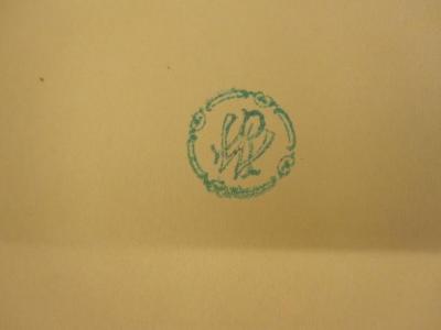  Eva : Operette in drei Akten (o.J.);- (Radke, Walter), Stempel: Initiale; 'WR'.  (Prototyp)