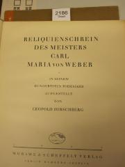  Reliquienschrein des Meisters Carl Maria von Weber (1927)